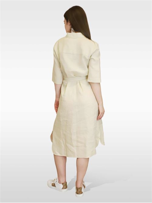 Linen canvas shirt dress MAXMARA LEISURE | 2332210436600001